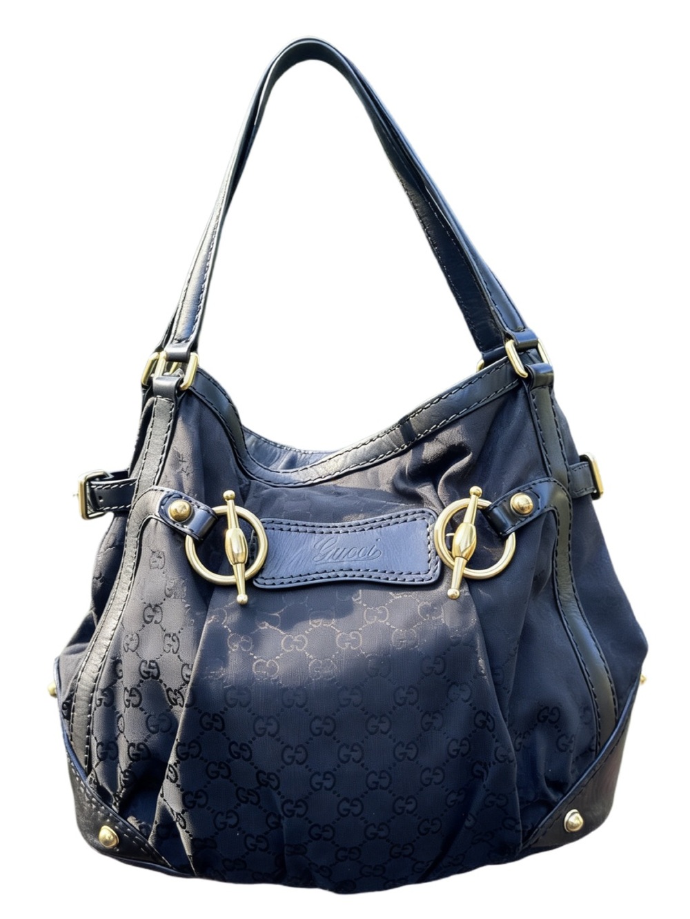 Gucci Jockey tote, 2000s–early 2010s era (post–Tom Ford) incl original dust bag